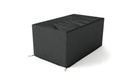 OUTFLEXX Abdeckhaube für Tische, schwarz, Ripstop-Gewebe/Polyester, 242 x 122 x 75 cm, wasserabweisend, UV-Schutz