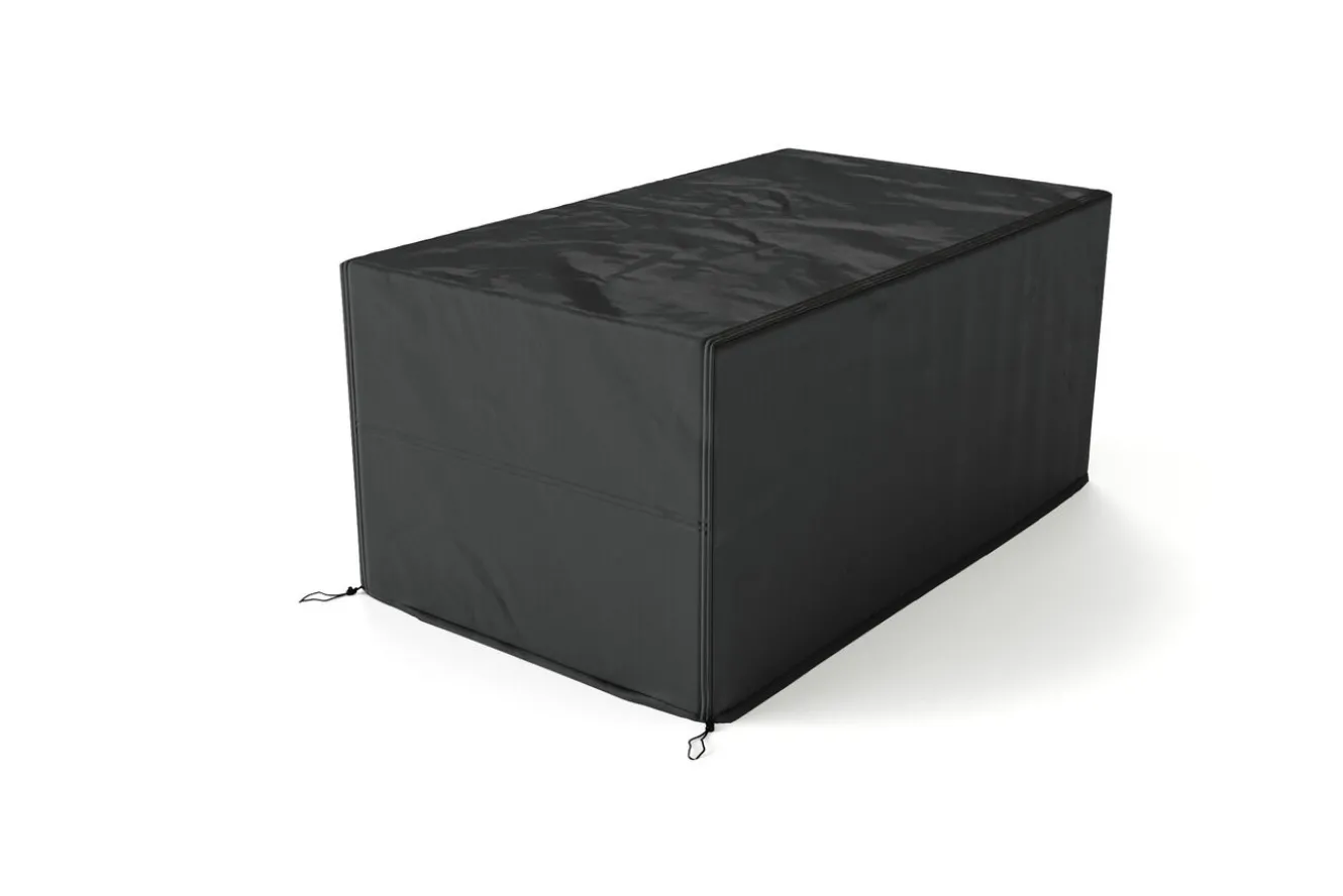 OUTFLEXX Abdeckhaube für Tische, schwarz, Ripstop-Gewebe/Polyester, 155 x 92 x 72 cm, wasserabweisend, UV-Schutz