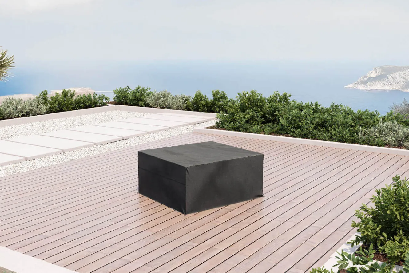 OUTFLEXX Abdeckhaube, schwarz, Polyester, TPU 420D Ripstop-Gewebe, 76 x 76 x 38 cm