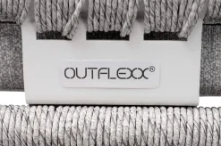 OUTFLEXX Altea Gartenlounge für 5 Personen, grau, Alu/Rope/Polyester, inkl. Tisch