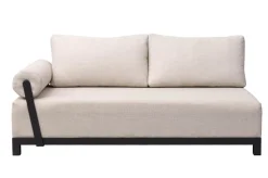 OUTFLEXX Altea Gartenlounge für 5-6 Personen, beige-weiß, Aluminium/Polyesterbezug, wetterfest und pflegeleicht