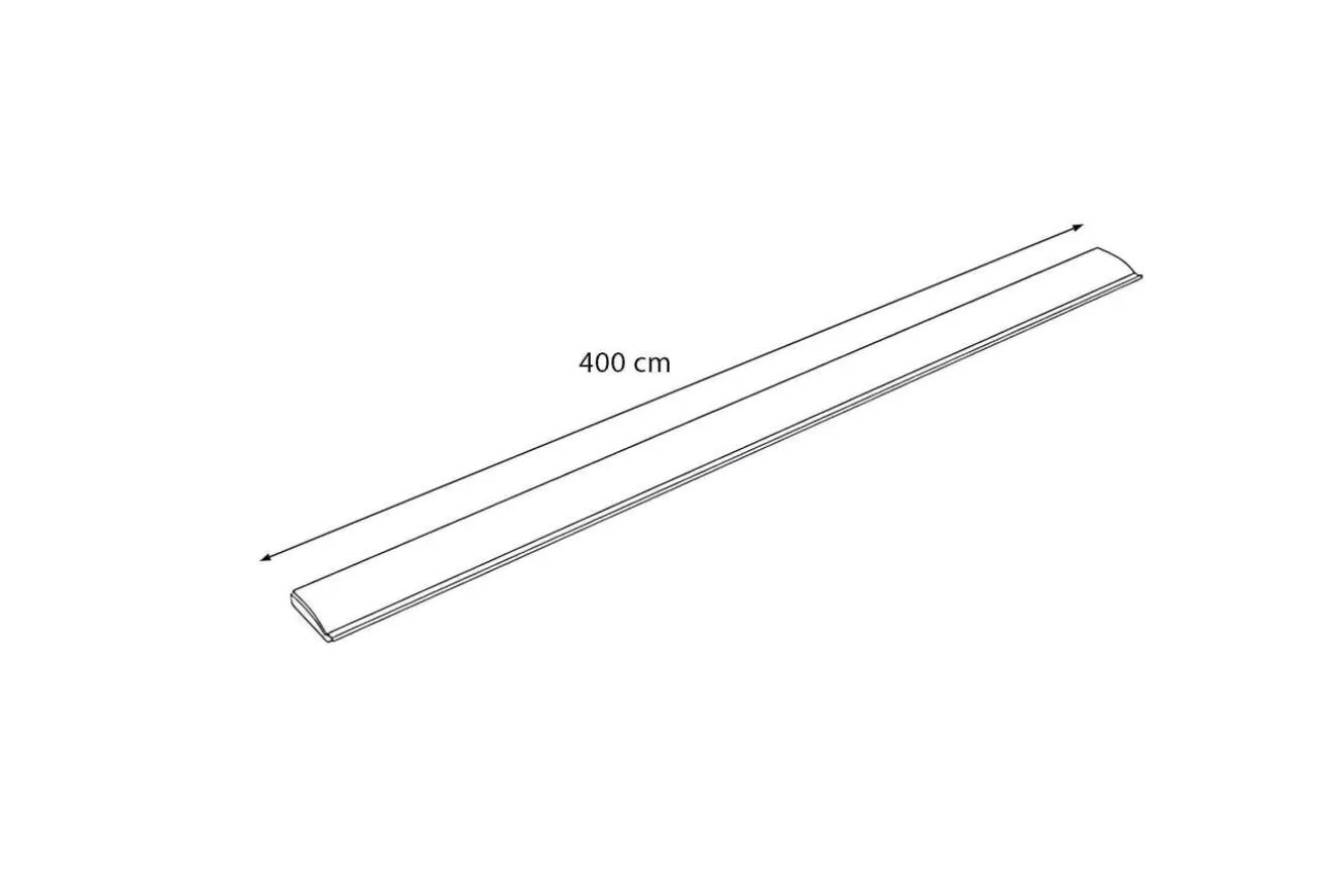 OUTFLEXX Antalya Einzellamelle für Pergola 4x4 m, schwarz, Aluminium pulverbeschichtet, Ersatzlamelle für Lamellendach