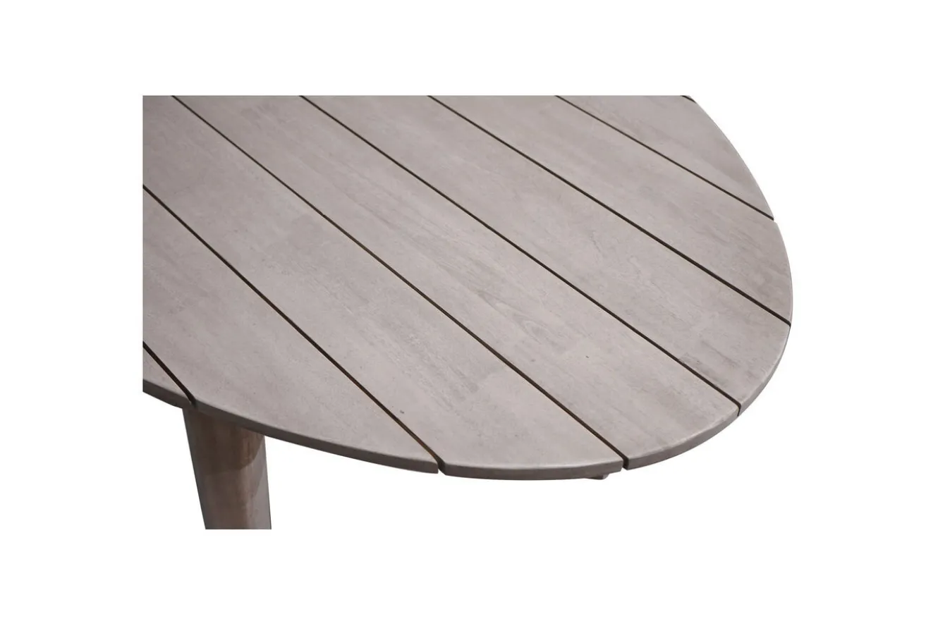 OUTFLEXX Arendal Diningtisch, grau, Akazie, 200x100cm, oval, FSC®-zertifiziertes Produkt