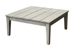 OUTFLEXX Arendal Ecklounge-Set, Vintage-Look, Polyrattan/Akazie, 4 tlg., 4-5 Pers., 75x75cm, inkl. Polster, FSC®-zertifiziertes Produkt