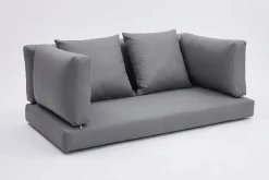 OUTFLEXX Auflagenset, 6-teilig, grau, für Zweisitzer-Sofa 2392-2 / 15734-2