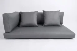 OUTFLEXX Auflagenset, 5-teilig, grau, für Zweisitzer-Sofa 2392-3 / 2392-4 / 15734-3 / 15734-4
