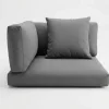 OUTFLEXX Auflagenset, 4-teilig, grau, für Eckelement 2392-6 / 15734-6