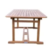 OUTFLEXX Ausziehtisch, natur, Akazie, 150/200 x 90 cm, Ausziehfunktion, FSC®-zertifiziertes Produkt