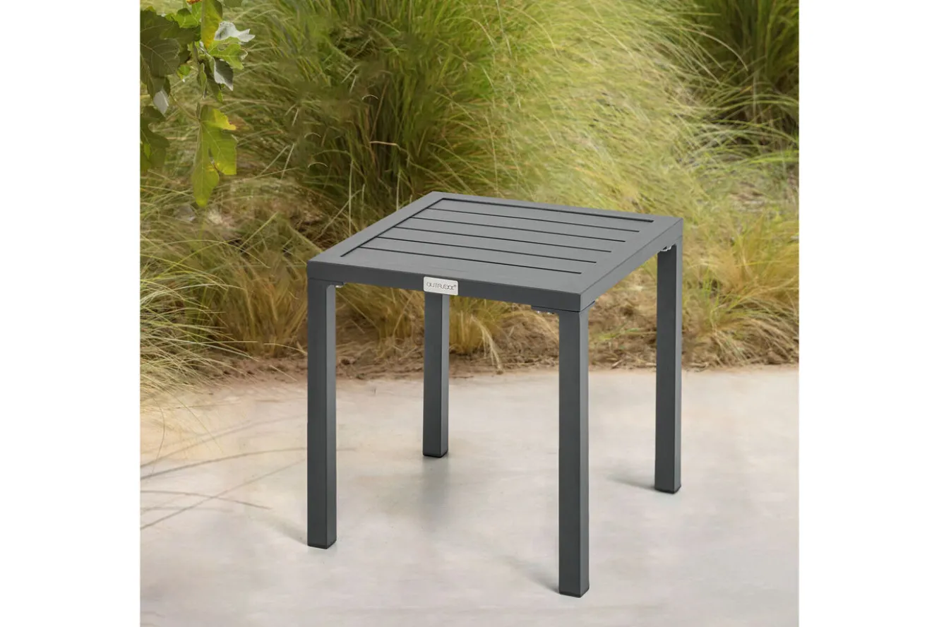 OUTFLEXX Beistelltisch, anthrazit matt, Aluminium, 40x40cm