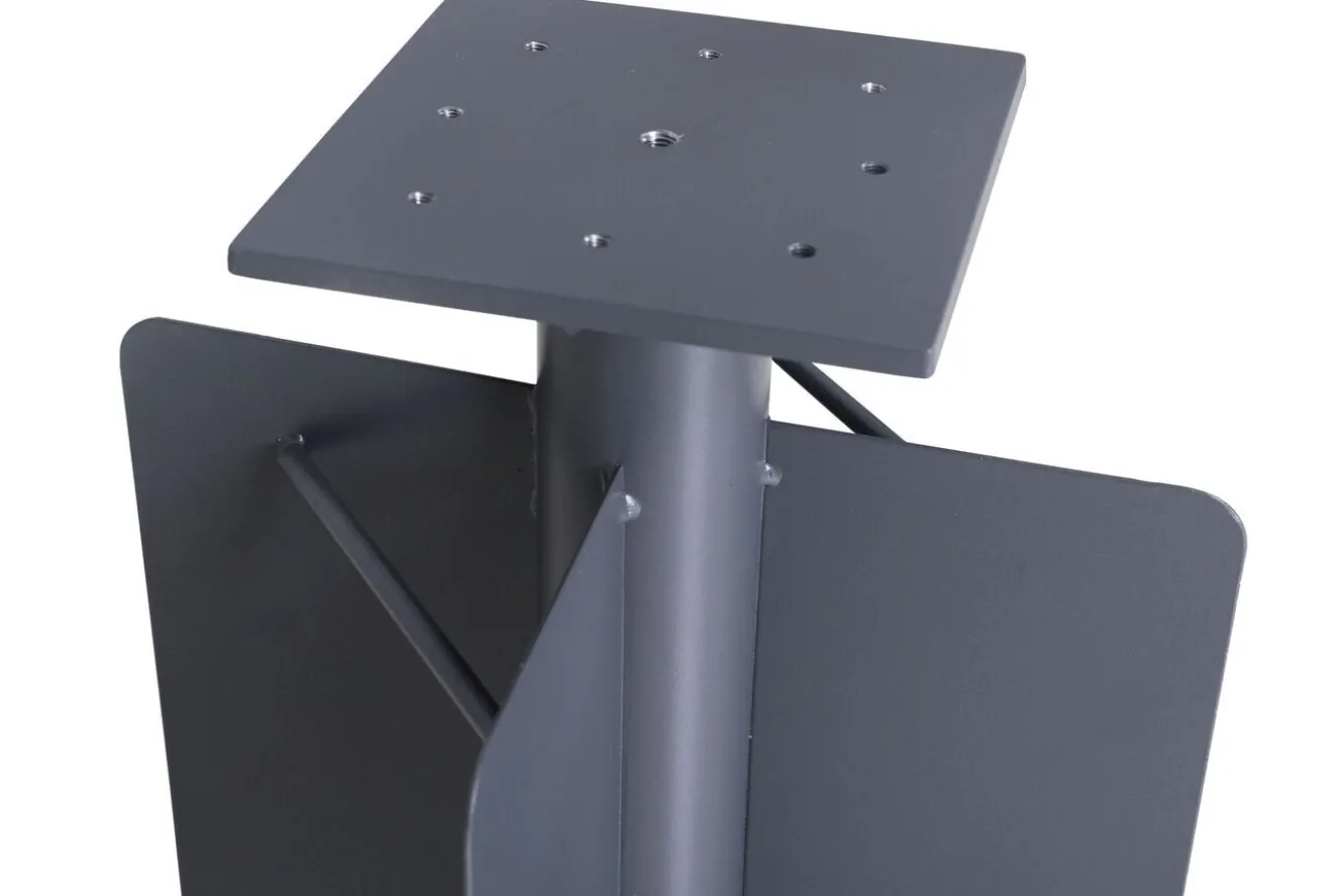 OUTFLEXX Bodenanker XL für Ampelschirme, anthrazit, pulverbesch. Stahl, 28x28x60,5, zum Einbetonieren
