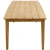 OUTFLEXX Borneo Garten-Essgruppe, beige-meliert, Polyrattan/Akazie, Tisch 220 x 100 cm, 6 Landhaussessel, FSC®-zertifiziertes Produkt