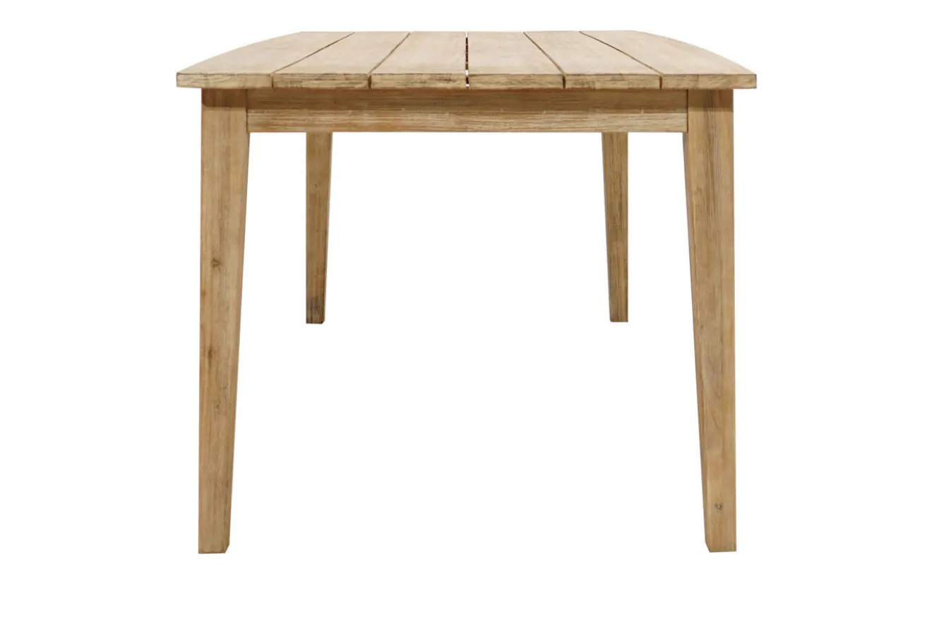 OUTFLEXX Dining-Tisch Borneo, Akazie gebürstet, natur, 220x100 cm, FSC®-zertifiziertes Produkt