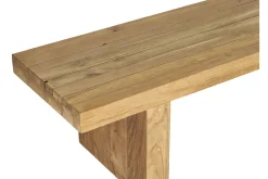 OUTFLEXX Encino Bank, natur, recycled FSC-Teak, 220 x 40 x 46 cm