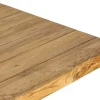 OUTFLEXX Encino Garten-Essgruppe, natur/recyceltes Teak, Bank 220x50, Tisch 220x107, Gebürstet, Recycled, FSC®-zertifiziertes Produkt