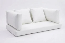 OUTFLEXX Ersatzbezugset, 6-teilig, weiß, für Zweisitzer-Sofa 2392-2 / 15734-2