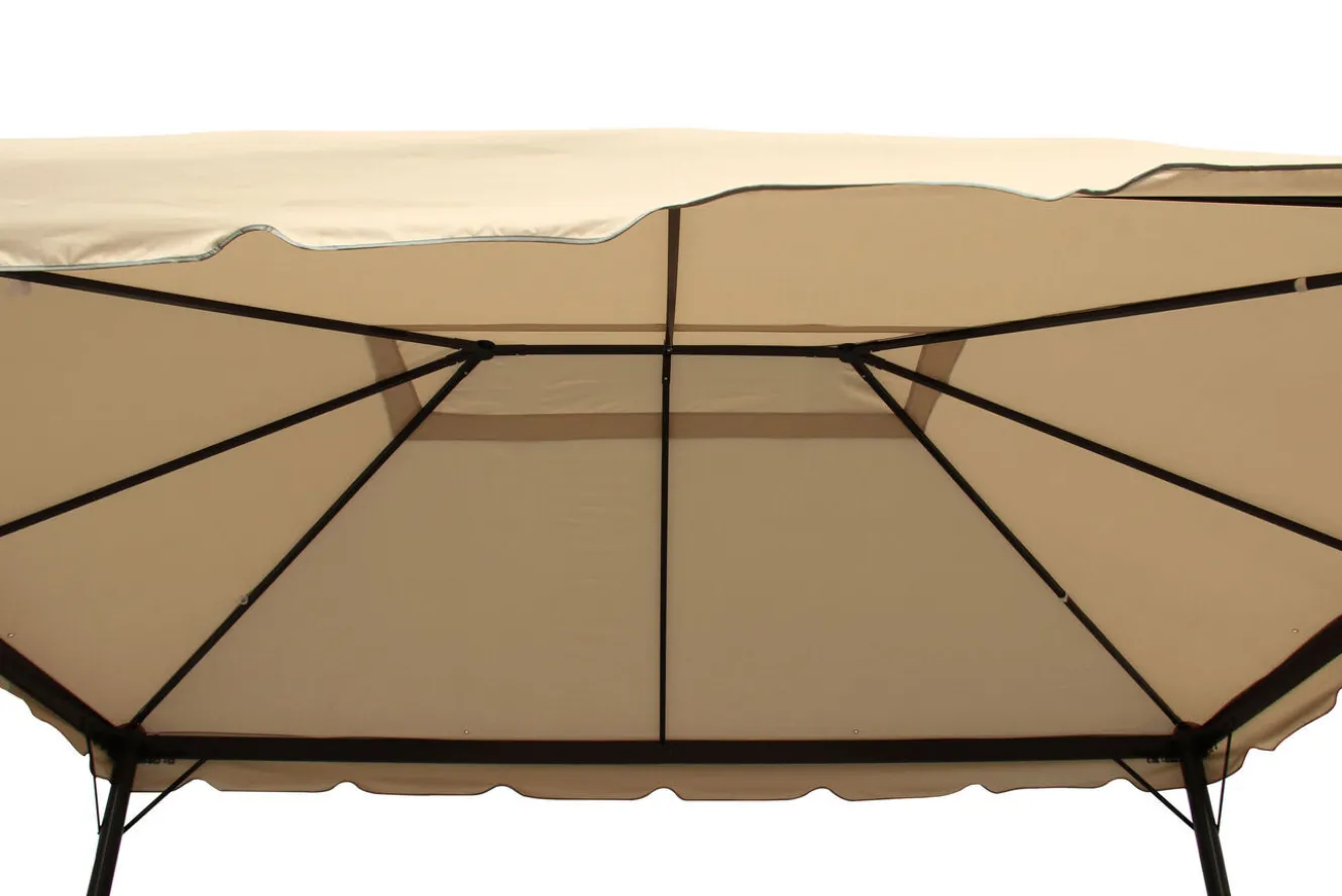 OUTFLEXX Ersatzdach für Sahara Pavillon, beige, Polyester, 300 x 400 cm