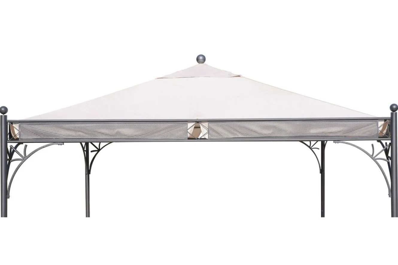 OUTFLEXX Ersatzdach für Siena Garden Pavillon Korfu, natur, Polyester PU-beschichtet, 350x350cm