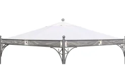 OUTFLEXX Ersatzdach für Siena Garden Pavillon Korfu, natur, Polyester PU-beschichtet, 350x350cm