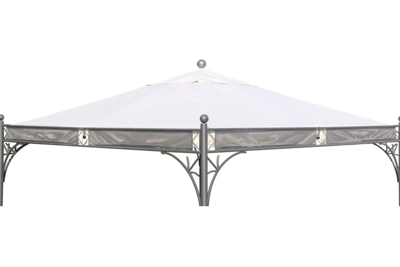 OUTFLEXX Ersatzdach für Siena Garden Pavillon Korfu, natur, Polyester PU-beschichtet, 350x350cm