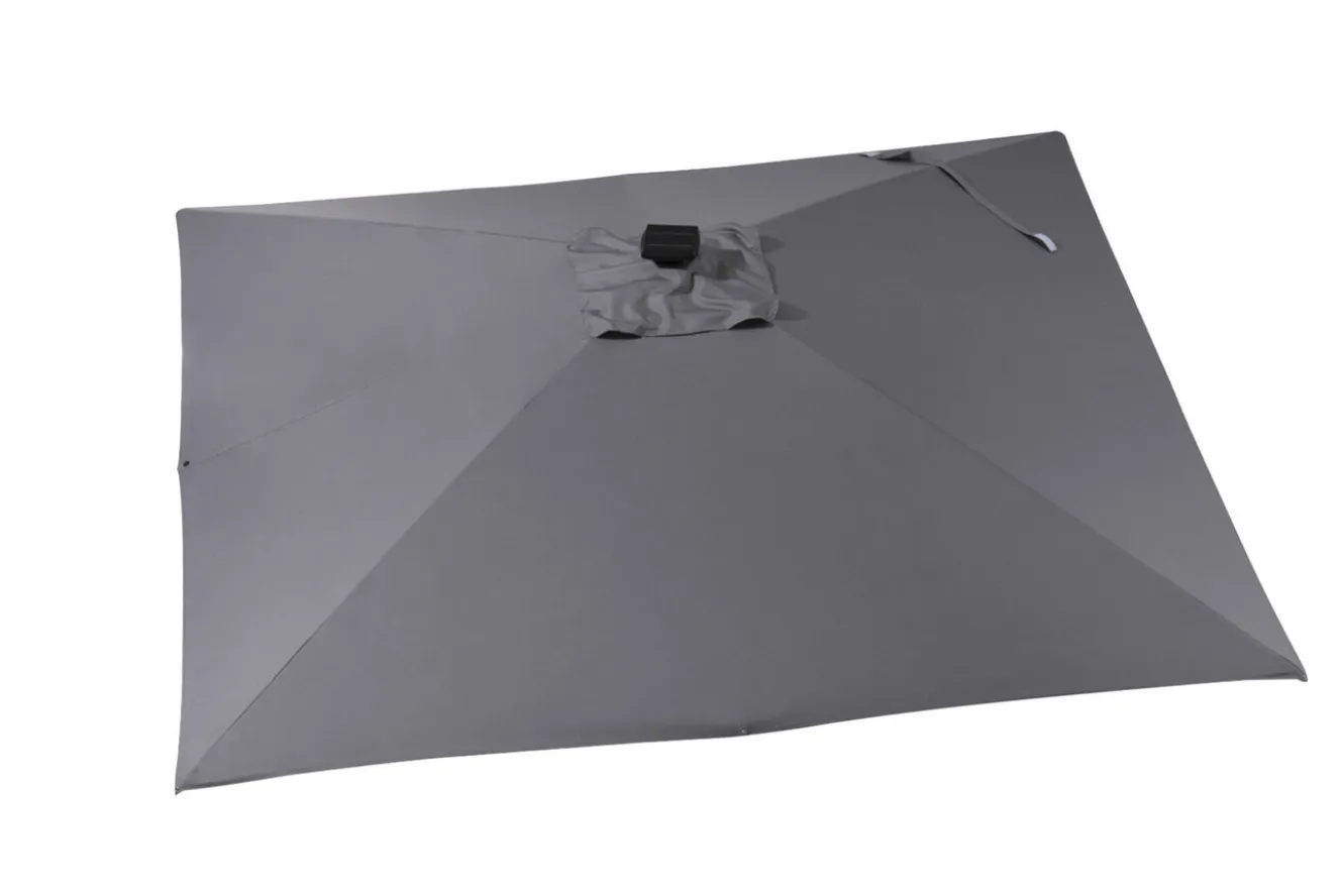 OUTFLEXX Ersatzdach, Grau, ca. 250 g/m², 300 x 300 cm, UV-Schutz UV90+, Wasserabweisend, Pflegeleicht