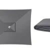 OUTFLEXX Ersatzdach, Grau, Polyester 250g/m², 3x4m, Wasserabweisend