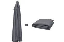 OUTFLEXX Ersatzdach, Grau, Polyester 250g/m², 3x4m, Wasserabweisend