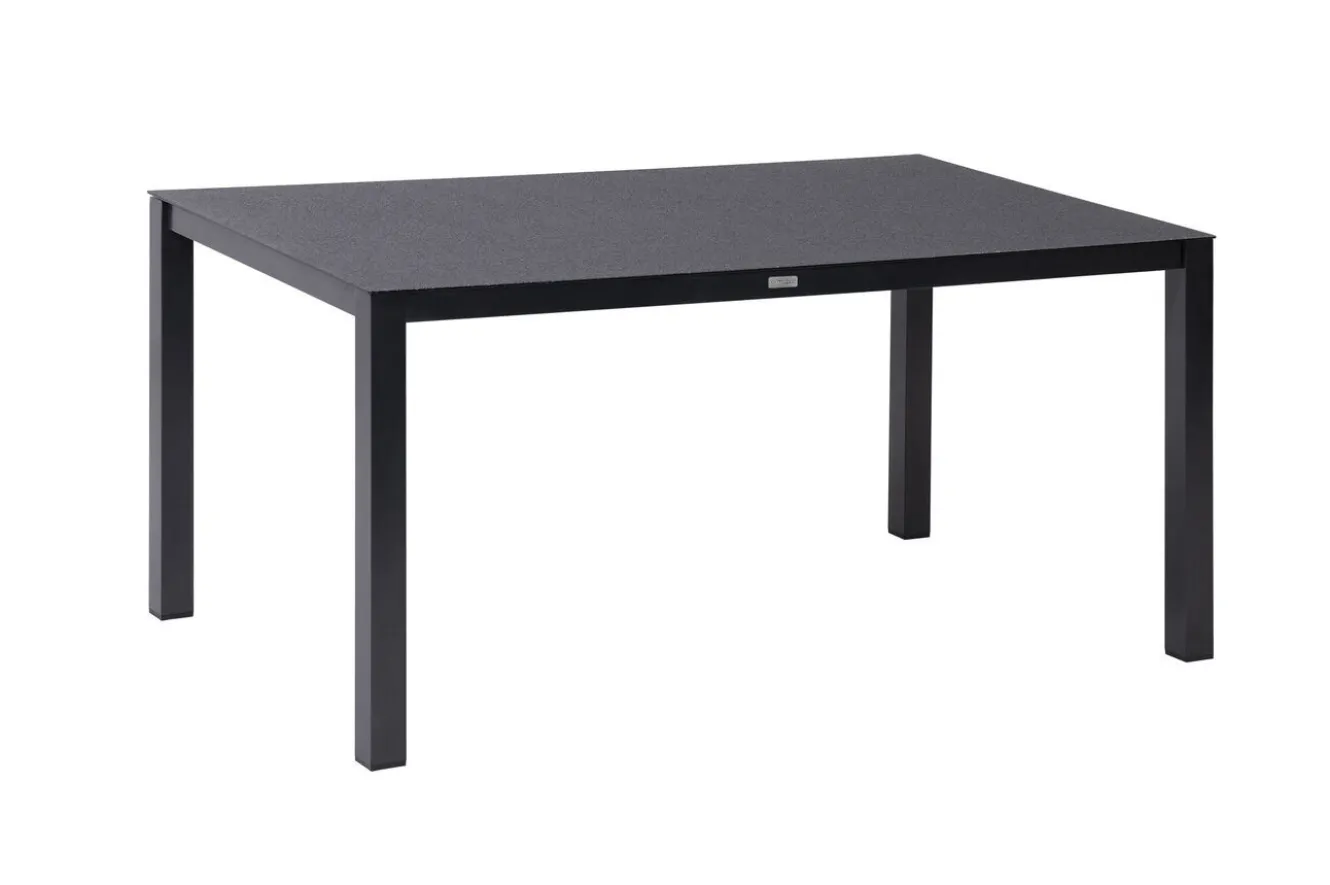 OUTFLEXX Esstisch, anthrazit, Aluminium/Spraystone, 160x95 cm