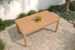 OUTFLEXX Esstisch, natur, Akazie, 160 x 90 cm, FSC®-zertifiziertes Produkt