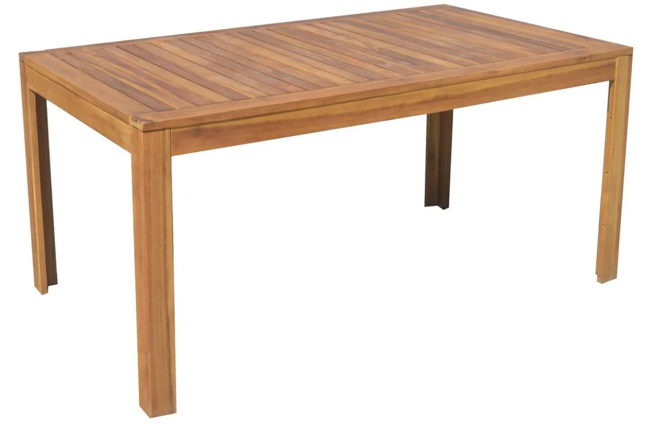 OUTFLEXX Esstisch, natur, Akazie, 160 x 90 cm, FSC®-zertifiziertes Produkt