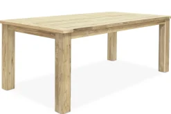 OUTFLEXX Esstisch, natur, recyceltes SLVK-Teakholz, Plattenstärke 30 mm, 200 x 100 x 77 cm