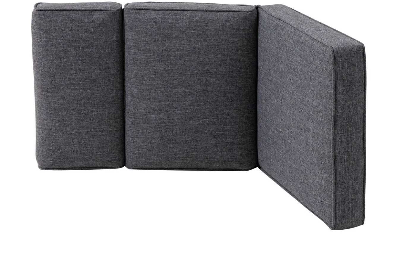 OUTFLEXX Garten-Essgruppe, anthrazit matt, Alu/Spraystone/Polyester, 160x95 cm, 4 Sessel, inkl. Polster
