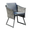 OUTFLEXX Garten-Essgruppe, anthrazit, Alu, Ausziehtisch 180/270x100 cm, 8 Sessel
