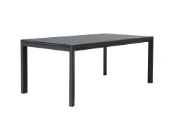 OUTFLEXX Garten-Essgruppe, anthrazit, Aluminium, Tisch 180/270x100 cm, 10 Sessel