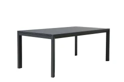 OUTFLEXX Garten-Essgruppe, anthrazit, Alu, Ausziehtisch 180/270x100 cm, 8 Diningsessel