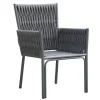 OUTFLEXX Garten-Essgruppe, anthrazit, Aluminium, Tisch 180/270x100 cm, 8 Sessel