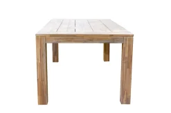 OUTFLEXX Garten-Essgruppe mit 6 Sesseln, anthrazit/natur, Alu/Akazie, klappbar, witterungsbeständig, FSC®-zertifiziertes Produkt
