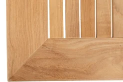 OUTFLEXX Garten-Essgruppe, OUTFLEXX® anthrazit matt, Alu / Teak / Textil, Tisch 150/210x90cm, 6 Klappstühle