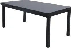 OUTFLEXX Garten-Essgruppe, 6 Personen, ausziehbarer Tisch 180–240 cm, Aluminium/Textilene