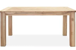 OUTFLEXX Garten-Essgruppe, Polyrattan/recyceltes Teak, Tisch 160 x 90 cm, 4 Hochlehner- Diningsessel, inkl. Polster, FSC®-zertifiziertes Produkt