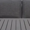 OUTFLEXX Gartenlounge Set, grau, Polyrattan, inkl. Loungetisch, für 5 Personen, wasserfeste Kissenbox