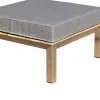 OUTFLEXX Gartenlounge, silber/grau, Edelstahl/Teakholz/Textil, für 2 Personen, Liegefunktion, FSC®-zertifiziertes Produkt