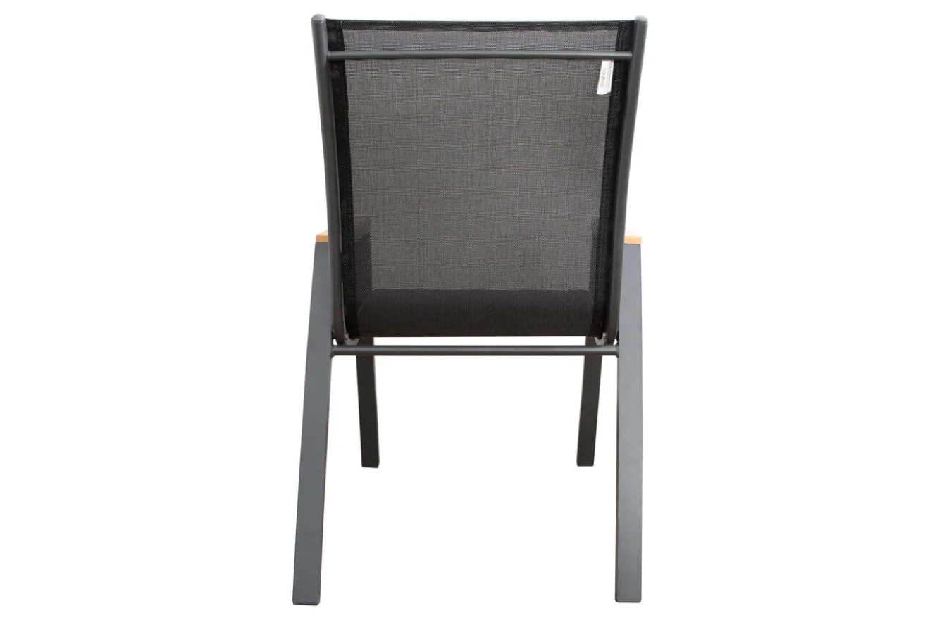 OUTFLEXX Glasgow Garten-Essgruppe, 6 Personen, 150cm, Alu/Holzimitat