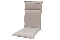 OUTFLEXX Green 6er-Set Sitzkissen für Hochlehner, nature, recyceltes Polyester, hautsympathisch, mit Rückengurt und Bindekordeln