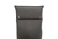 OUTFLEXX Green Sitzkissen für Hochlehner, anthrazit, recyceltes Polyester, 119 x 48 x 6 cm, strapazierfähig, witterungsbeständig