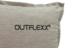 OUTFLEXX Green Sitzkissen für Hochlehner, nature, recyceltes Polyester, 119 x 48 x 6 cm, strapazierfähig, witterungsbeständig