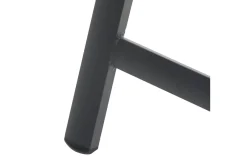 OUTFLEXX Klappstuhl, anthrazit matt, Aluminium/Teak, 69x59x106cm