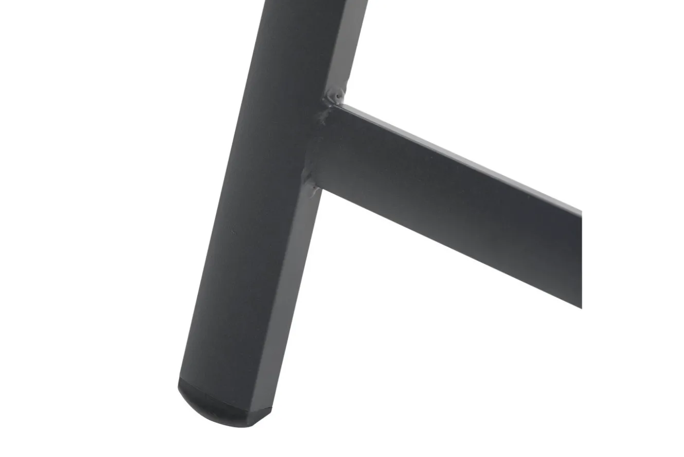 OUTFLEXX Klappstuhl, anthrazit matt, Aluminium/Teak, 69x59x106cm