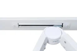 OUTFLEXX Klappstuhl, creme/weiß, Aluminium, 7-fach verstellbar, witterungsbeständig, hohe Belastbarkeit