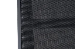 OUTFLEXX Liegen Set, anthrazit , Alu/Textilene, 194x65x32 cm, inkl. Beistelltisch, verstellbare Rückenlehne, rollbar