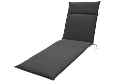 OUTFLEXX Liegen-Set, anthrazit, Aluminium/Textilene/Polyester, Tisch 40 x 40 cm, 2 Auflagen, Rückenlehne verstellbar, mit Rollen